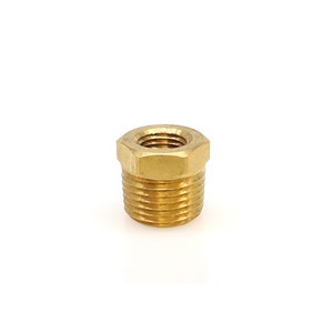 23-0056, REDUCER 1/2M X 1/4 HEX BRASS