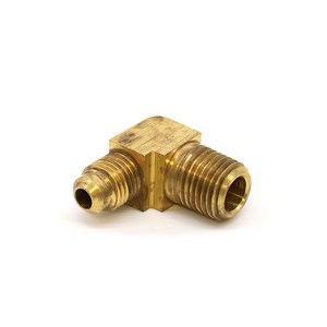 23-0237, 45 DEGREE ELBOW, 1/4"M FLARE X 1/4"MPT