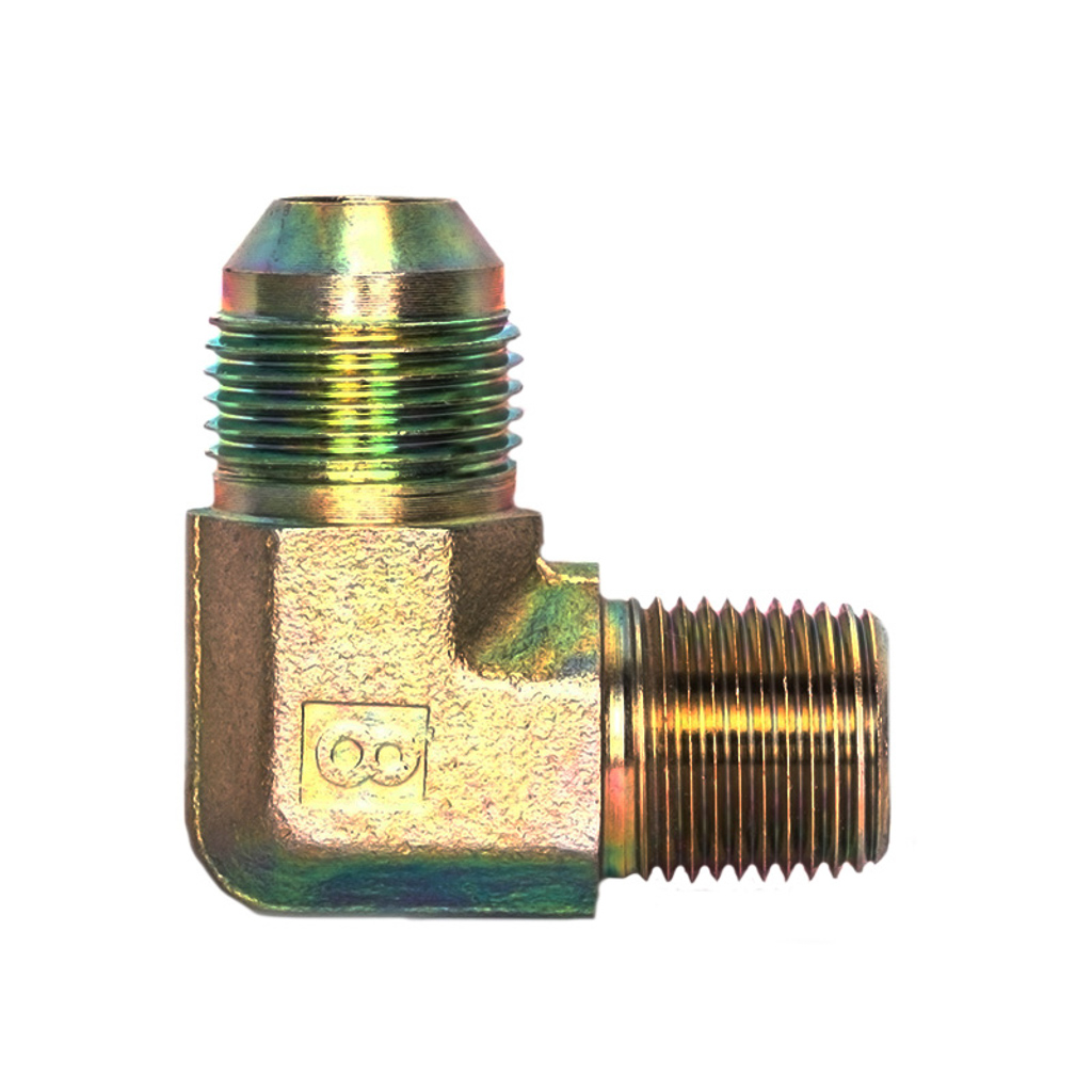24-0092, MiTM 90 Degree Elbow - 3/8"M X #8 JIC