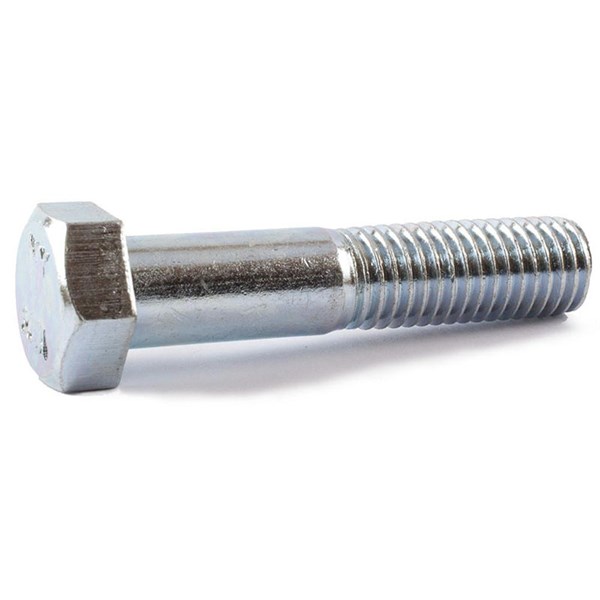 31C250HCS53, HEX BOLT, ZINC PLATED/GRADE 5 STEEL, 5/16"-18 X 2-1/2"