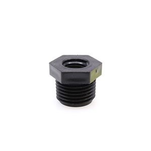 3RB1214, HEX REDUCER BUSHING, 1/2"MPT X 1/4"FPT, POLYPROPOLENE