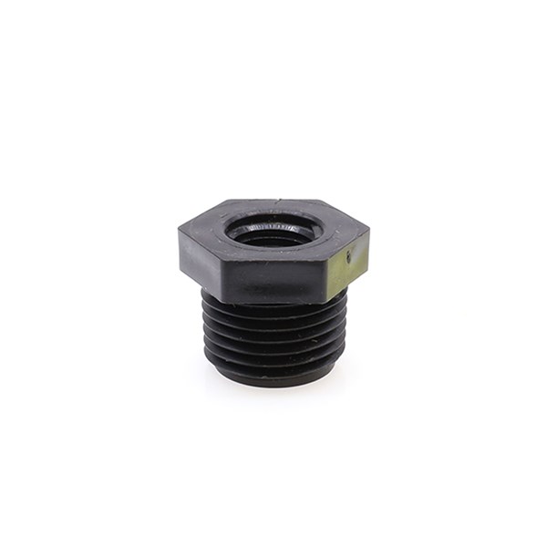 3RB1214, HEX REDUCER BUSHING, 1/2"MPT X 1/4"FPT, POLYPROPOLENE