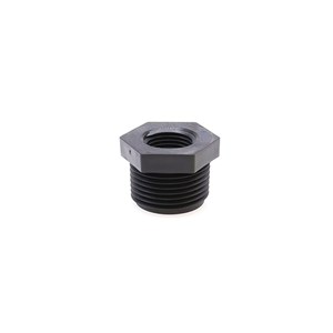 3RB3438, HEX REDUCER BUSHING, 3/4"MPT X 3/8"FPT, POLYPROPOLENE