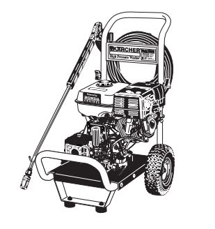 KARCHER, K9000G Pressure Washer