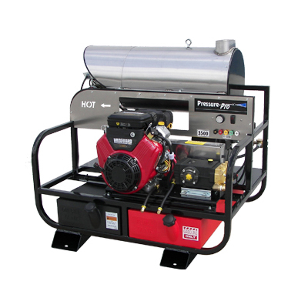 6012PRO-20G-V, PRESSURE WASHER, GAS, HOT, 3,500PSI, 5.5GPM - PRESSURE PRO