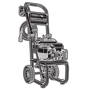 GENERAC, 1770-0 Pressure Washer