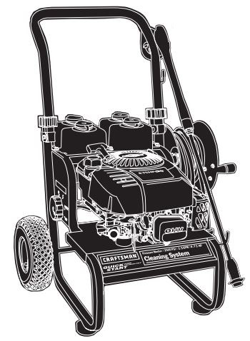 GENERAC, 1672-0 Pressure Washer