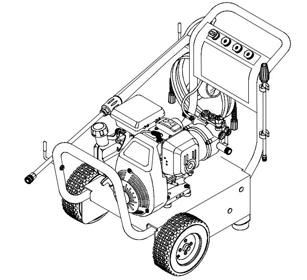 GENERAC, 1550-0 Pressure Washer