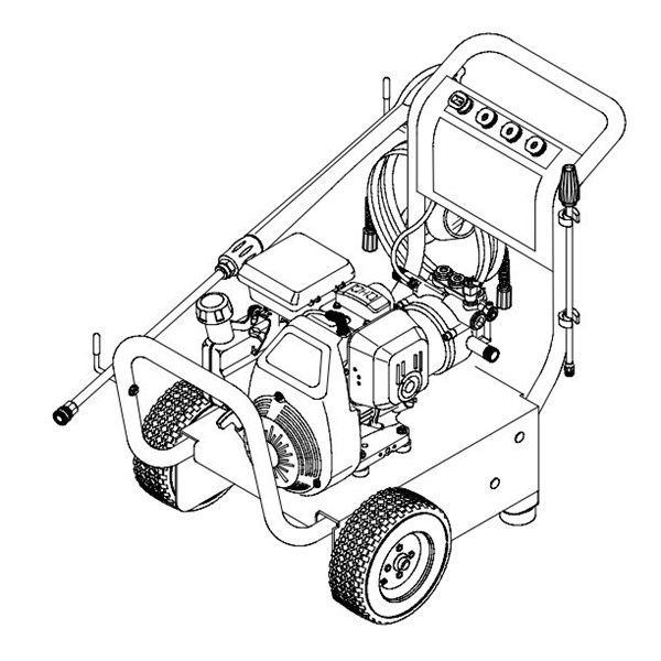 GENERAC, 1550-0 Pressure Washer