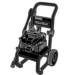 GENERAC, 1543-1 Pressure Washer