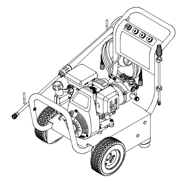 GENERAC, 1450-0 Pressure Washer