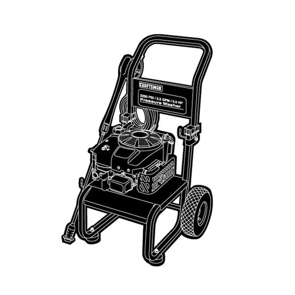 GENERAC, 1671-1 Pressure Washer