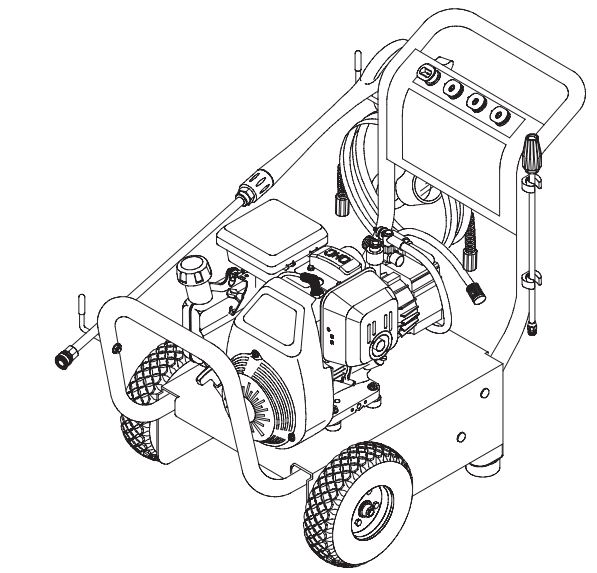 GENERAC, 1450-3 Pressure Washer