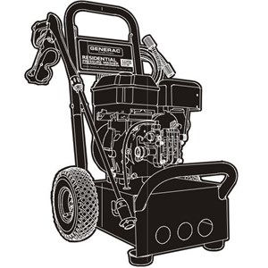 GENERAC, 1587-0 Pressure Washer