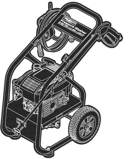 GENERAC, 1537-0 Pressure Washer