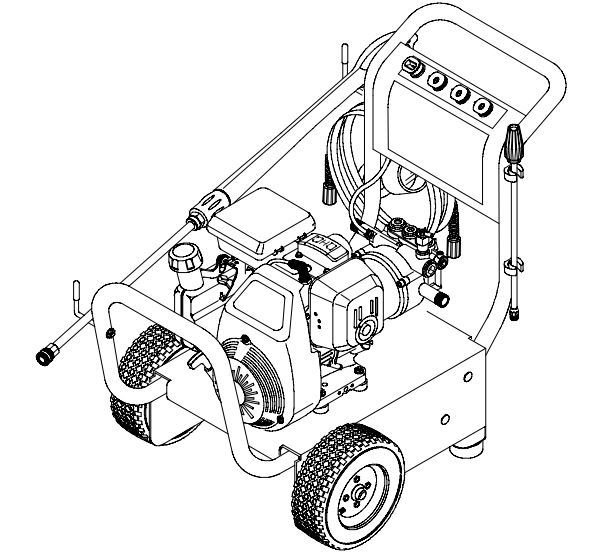 GENERAC, 1450-2 Pressure Washer