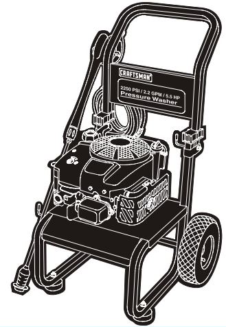 CRAFTSMAN, 580.767202 Pressure Washer