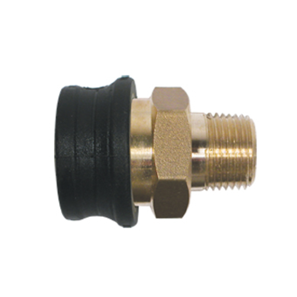 8402.1302.00, Brass 1/4" MPT Quick Disconnect Pressure Washer Socket