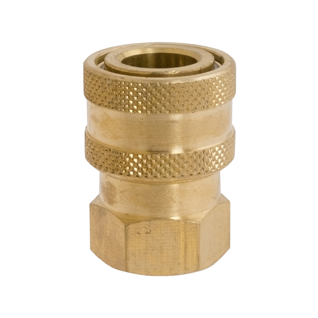 85.300.102, 1/4" Brass QC FNPT Coupler for Pressure Washer