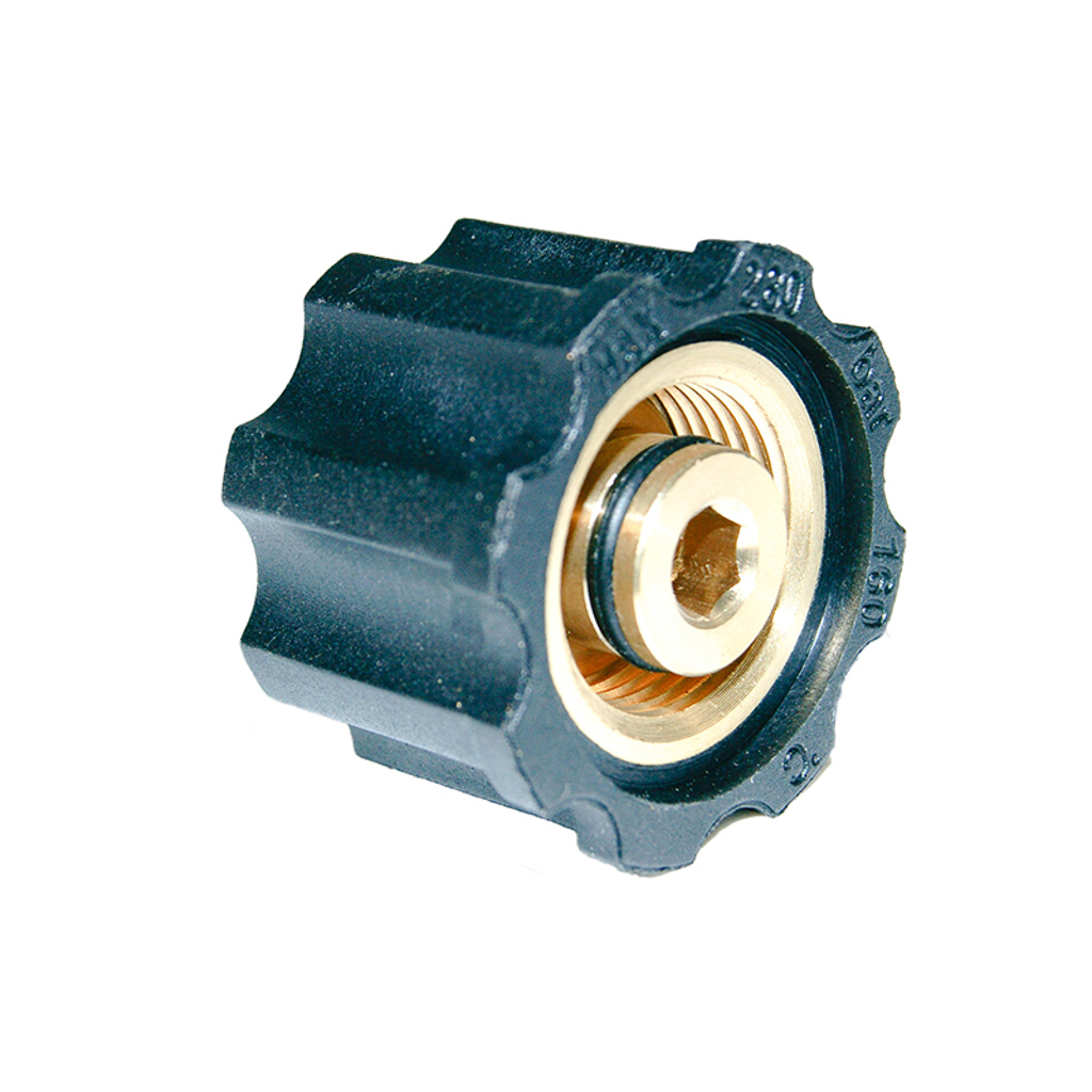 AD1124, COUPLER, 1/4" FPT X M22F
