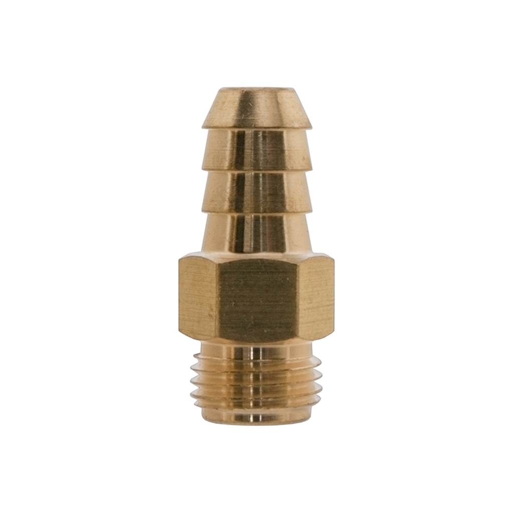 B13043, Hose Barb Nipple 1/4" Brass