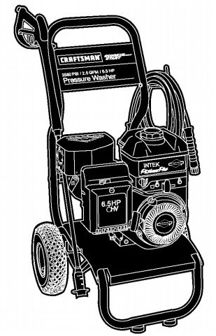 CRAFTSMAN, 580.752550 Pressure Washer