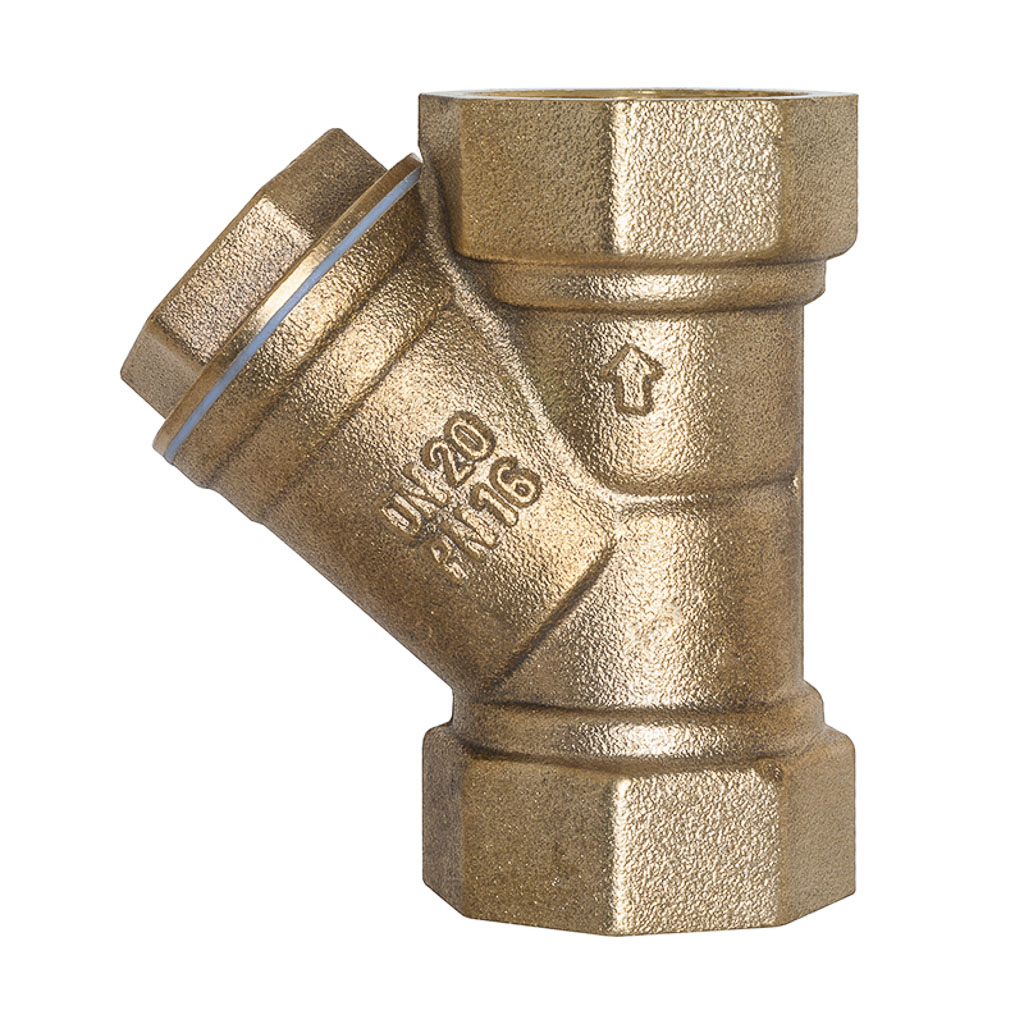 BWF01, BRASS INLINE Y-FILTER