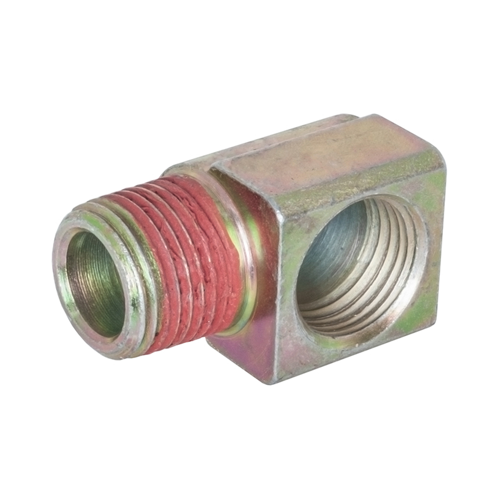 F217, 90 DEGREE ELBOW, 3/8" STREET - BRASS - SHORT