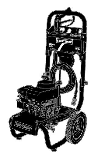 CRAFTSMAN, 580.752240 Pressure Washer