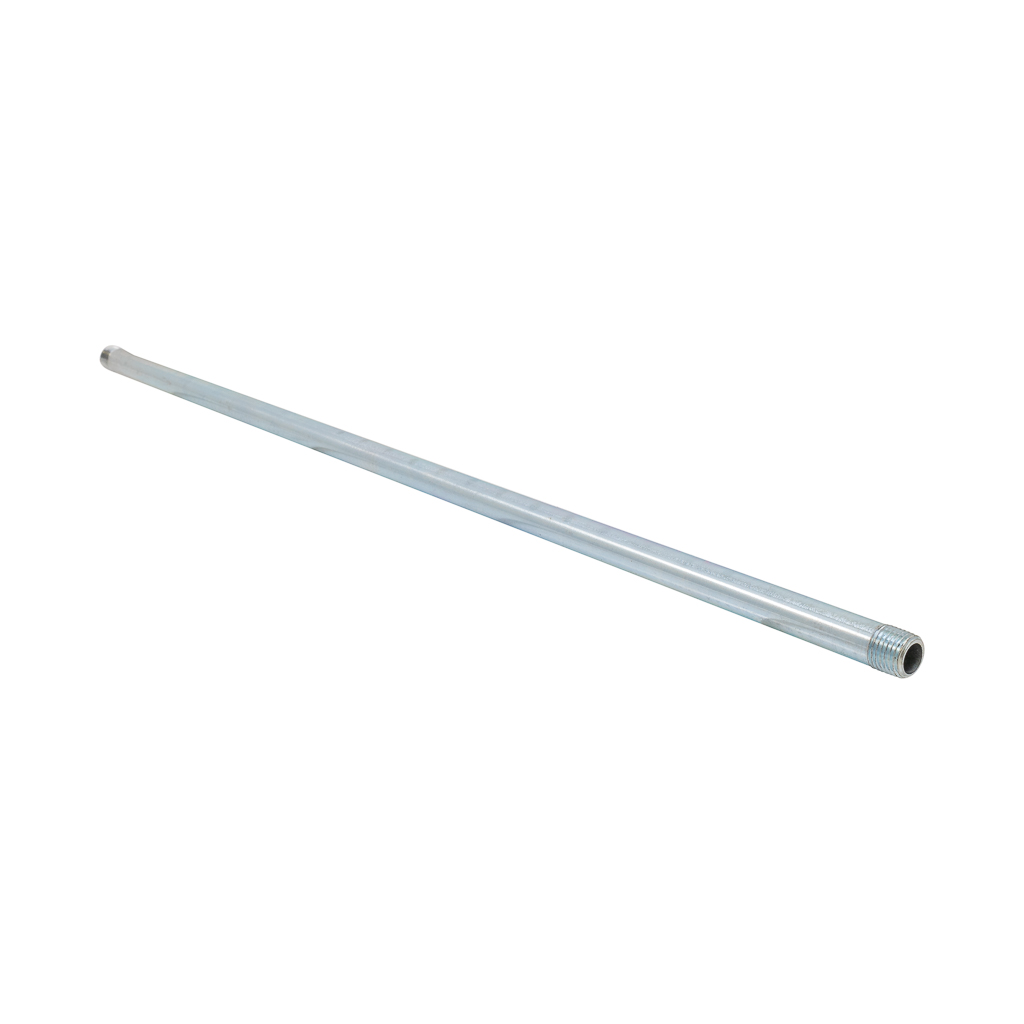 W20, 20" BARE WAND - ZINC PLATED STEEL