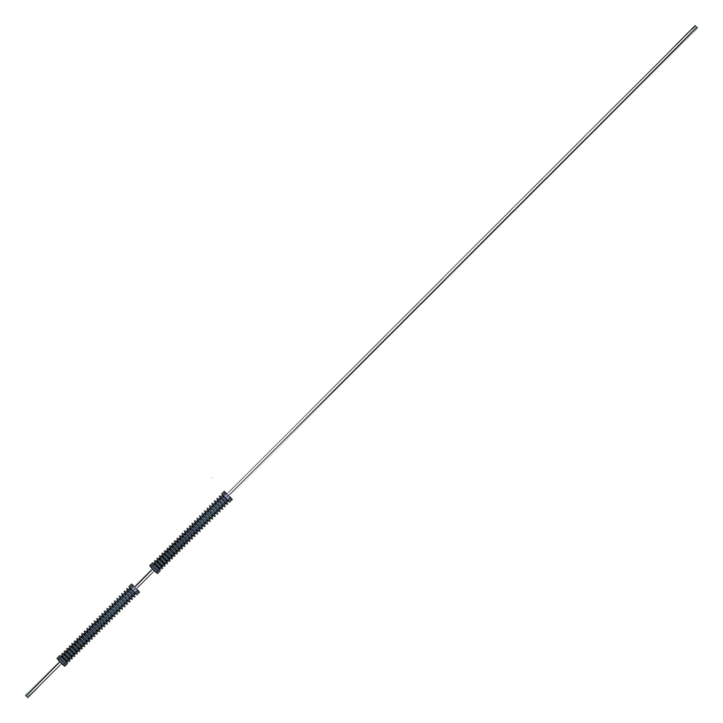 WG60S, 60" WAND WITH MOLDED GRIP - ZINC PLATED STEEL