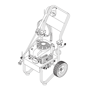 BRIGGS AND STRATTON, BPW2400, 2008 Pressure Washer