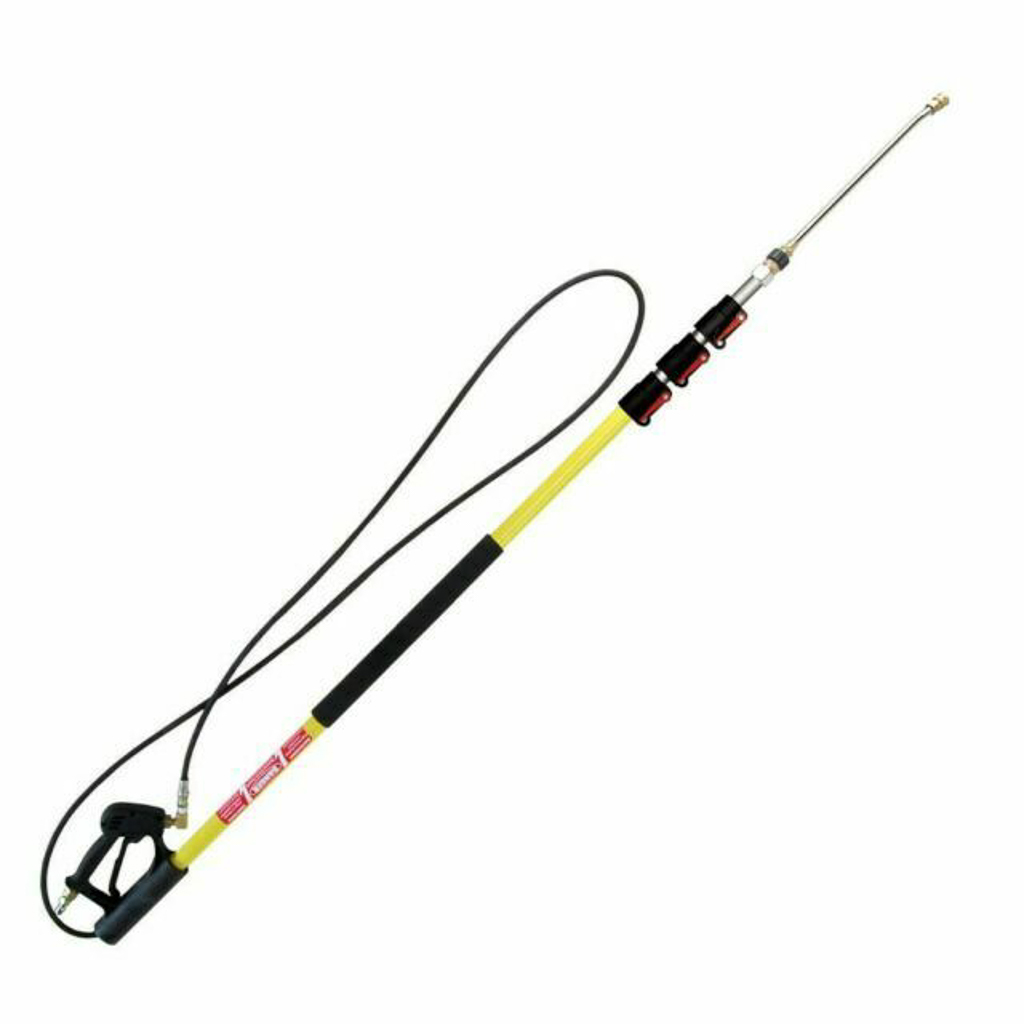 85.206.024L, 24ft 4-Stage Telescoping Pressure Washer Wand