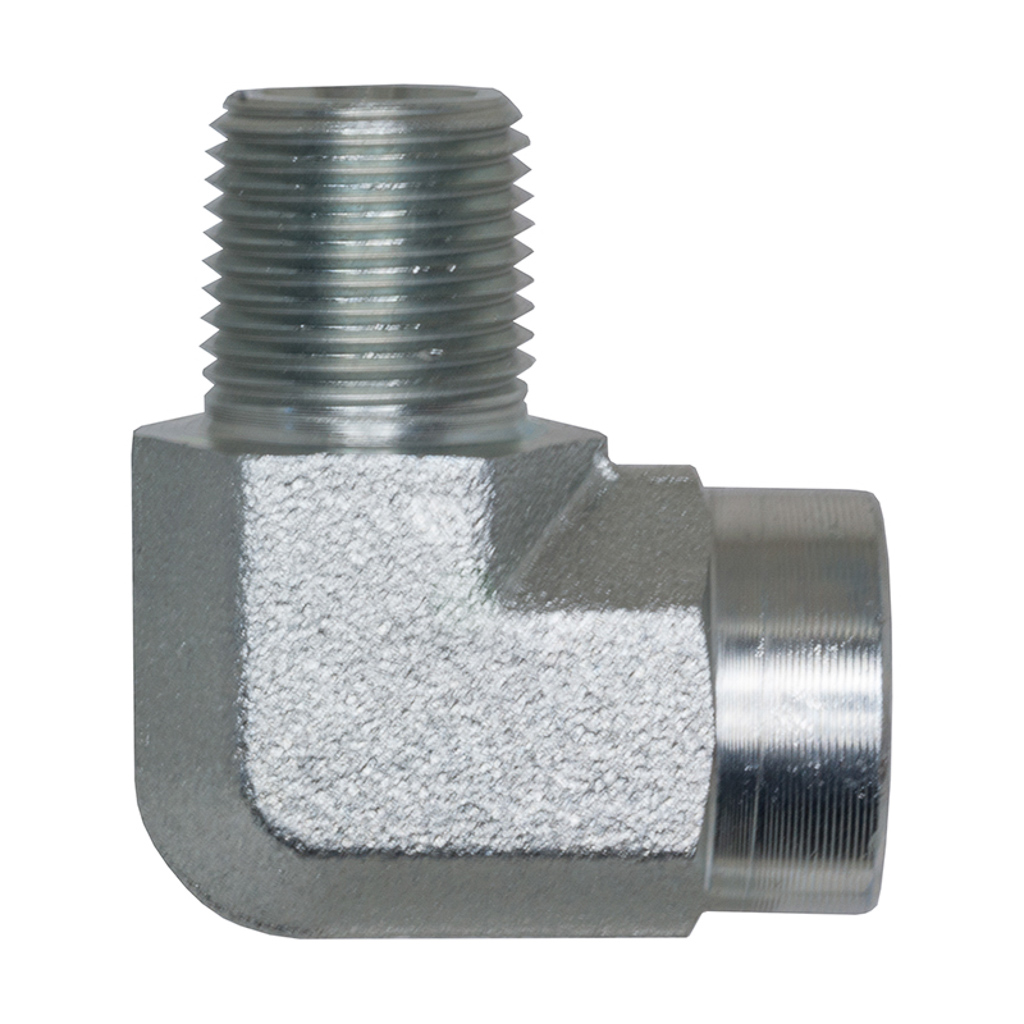 5502-6-6, 90 DEGREE ELBOW, 3/8" STREET - STEEL