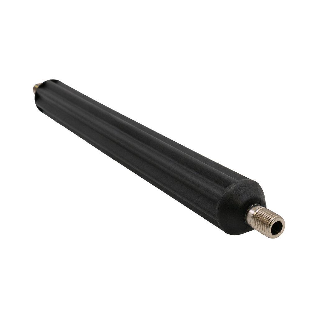 16-0419, 12" WAND WITH MOLDED GRIP - NICKEL PLATED STEEL