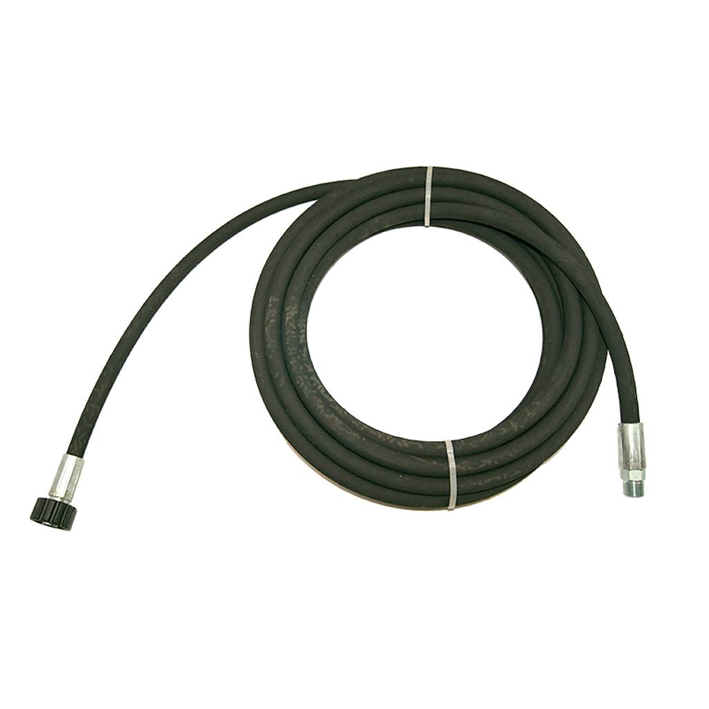 15-0269, 25', 3/8" BLACK HOSE, R1, M22 X 3/8"M