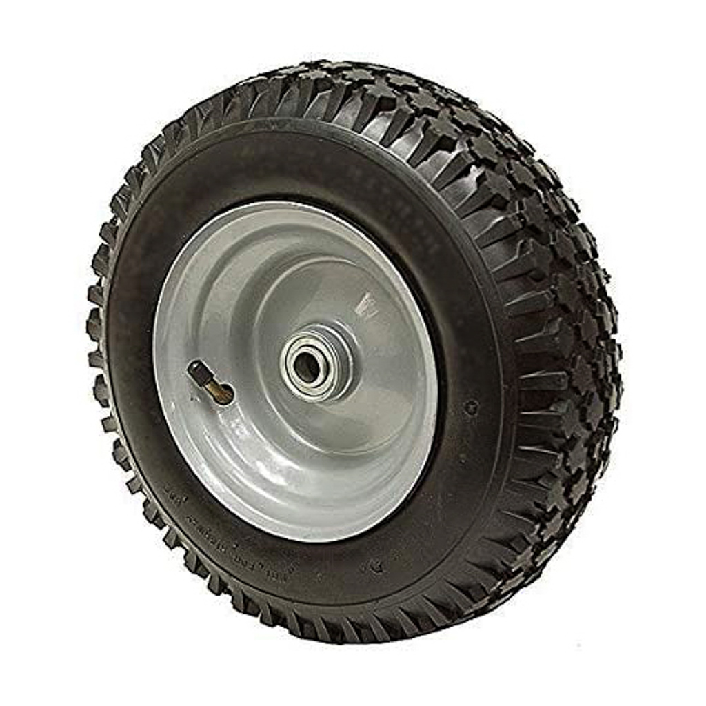 9.189-186.0, QH WHEEL ASSY, 10" GRAY STEEL RIM W/TUBE