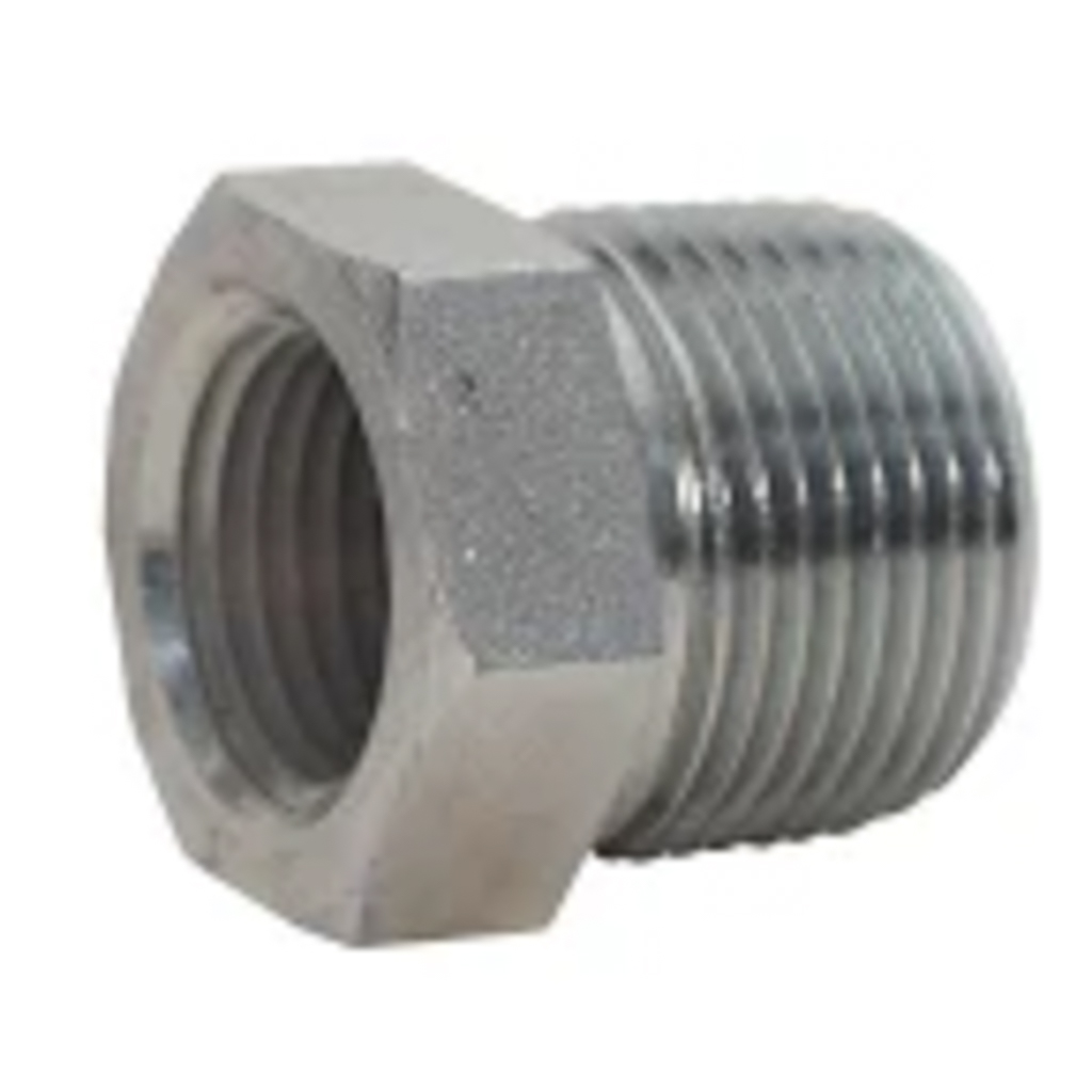 5406-8-6, HEX REDUCER BUSHING, 1/2"M X 3/8"F - STEEL