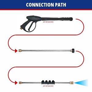 1190-E, 22MM Extension Wand for Pressure Washer - Universal