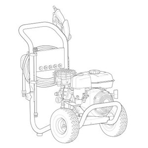 BRIGGS AND STRATTON, 020740-00 Pressure Washer