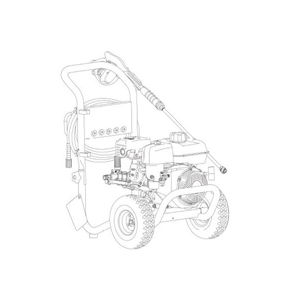 BRIGGS AND STRATTON, 020725A-00 Pressure Washer