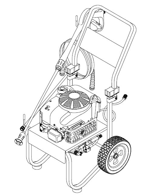 BRIGGS AND STRATTON, BPW2400, 2003 Pressure Washer