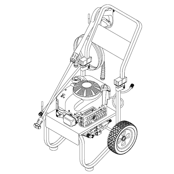 BRIGGS AND STRATTON, BPW2400, 2003 Pressure Washer