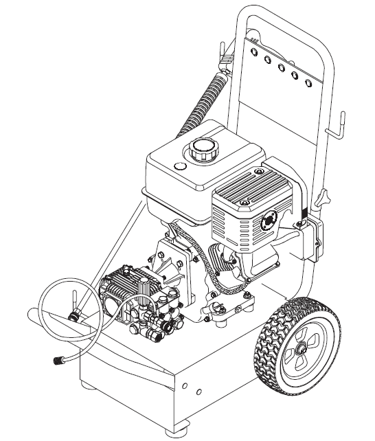 BRIGGS AND STRATTON, BPW2700 Pressure Washer