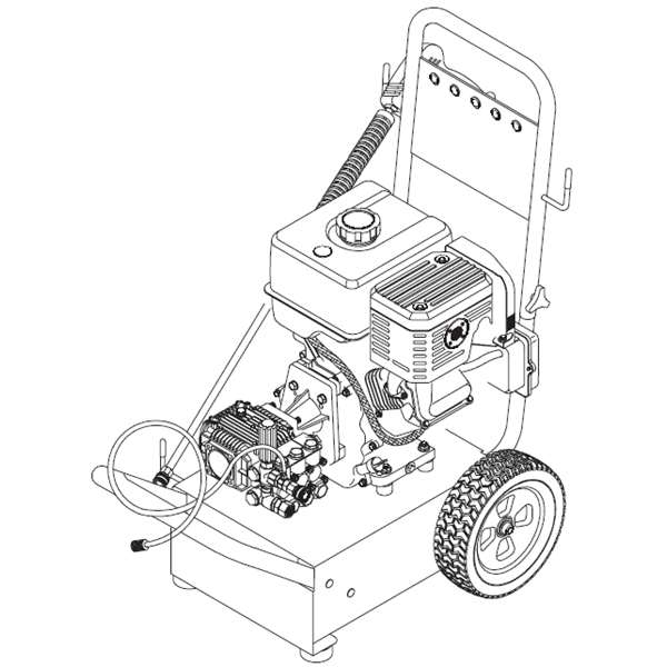 BRIGGS AND STRATTON, BPW2700 Pressure Washer