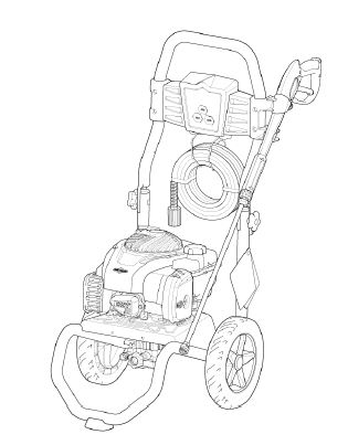 BRIGGS AND STRATTON, 020769-00 Pressure Washer