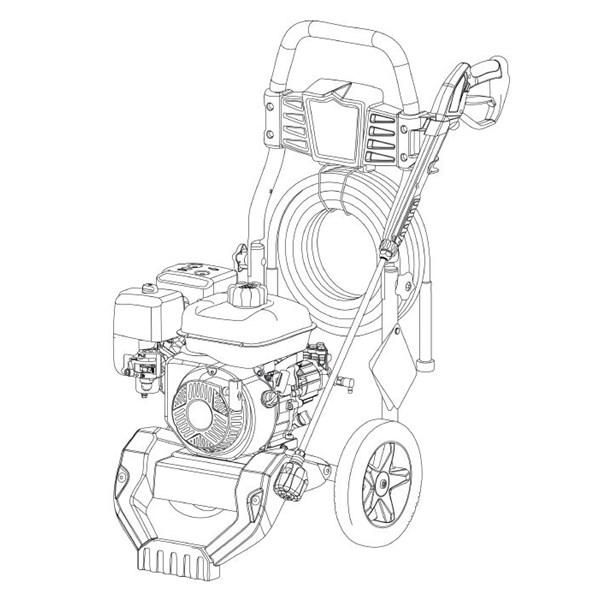 BRIGGS AND STRATTON, 020830-00 Pressure Washer