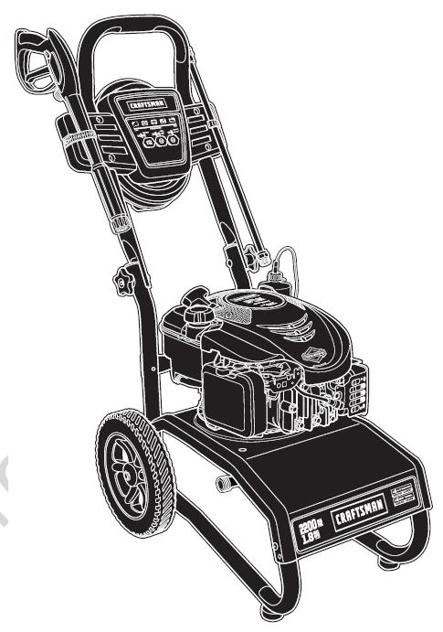 CRAFTSMAN, 580.750904 Pressure Washer
