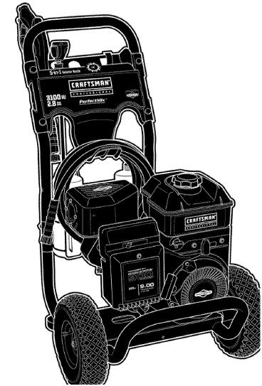 CRAFTSMAN, 580.752541 Pressure Washer