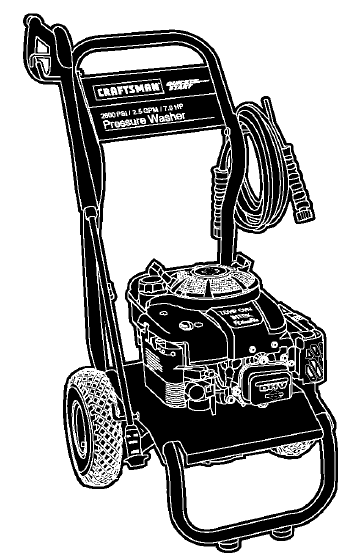 CRAFTSMAN, 580.752601 Pressure Washer
